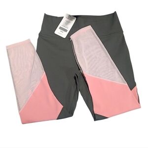 🆕️Fabletics Zone High-Waisted 7/8 Leggings - Green and Pink